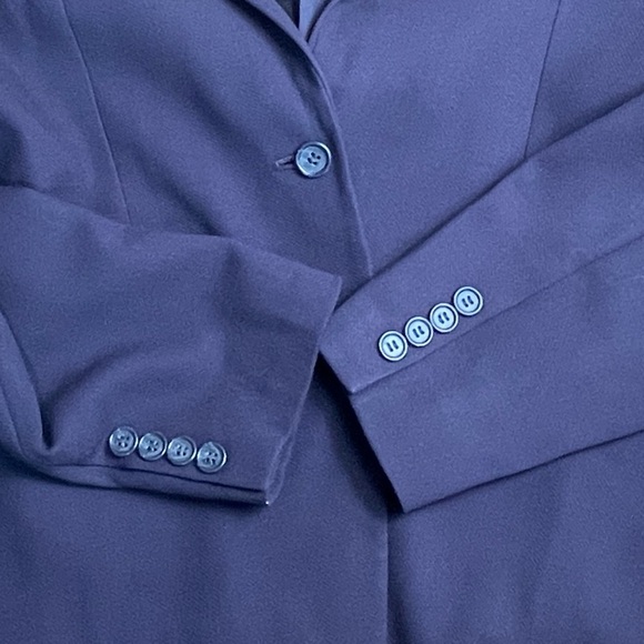 J. Crew 100% wool eggplant blazer jacket women’s size P12 - Picture 8 of 14